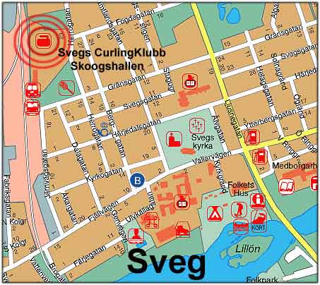 Karta över Sveg